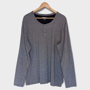 Eddie Bauer Henley Gray Size XL Long Sleeve Men